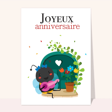 Joyeux anniversaire petite abeille