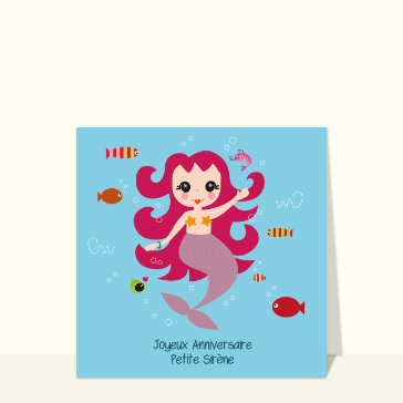 Joyeux anniversaire petite sirène
