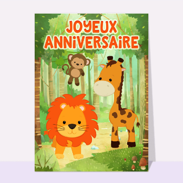 Joyeux anniversaire de la jungle