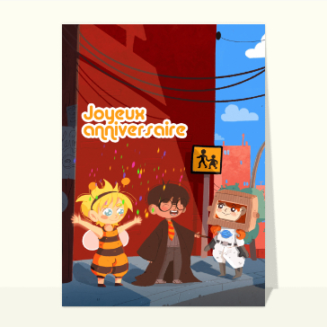 Joyeux anniversaire soirée déguisée