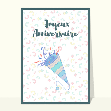 Joyeux anniversaire festif