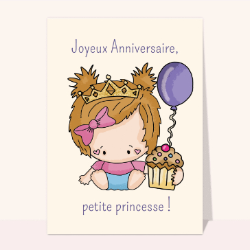 Joyeux anniversaire petite princesse