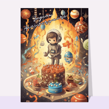 Joyeux anniversaire spacial