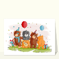 Invitations anniversaire enfants pour votre texte