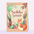 Invitations anniversaire enfants pour votre texte