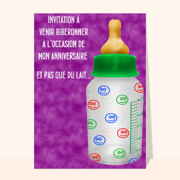 Invitation à venir biberonner