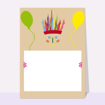 Invitation anniversaire enfant