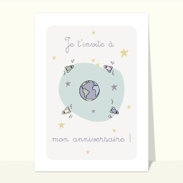 Invitation et petites fusées