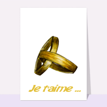 Anneaux fiancailles