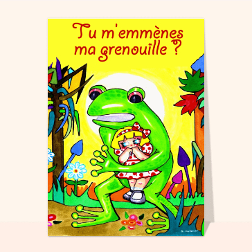 Tu m'emmènes ma grenouille ?