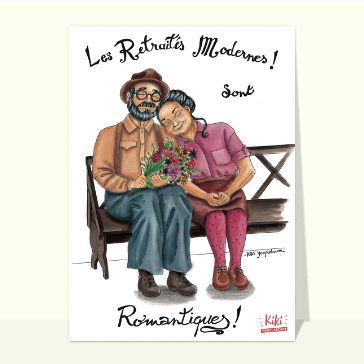 Carte St Valentin originale : Les retraités modernes sont romantiques