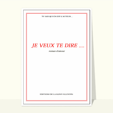 Roman de la saint-valentin