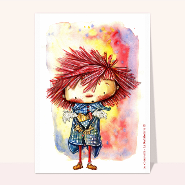 Carte Le petit coeur ailé