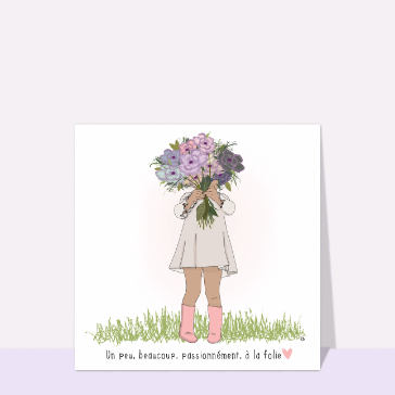 Carte Un peu beaucoup passionnément