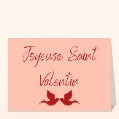 Cartes St Valentin originales pour votre texte
