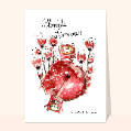 Cartes St Valentin originales pour votre texte