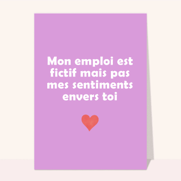 Emploi fictif et amour vrai