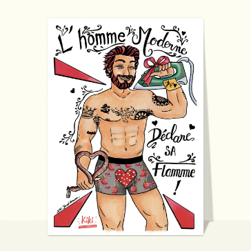 L`homme moderne déclare sa flamme