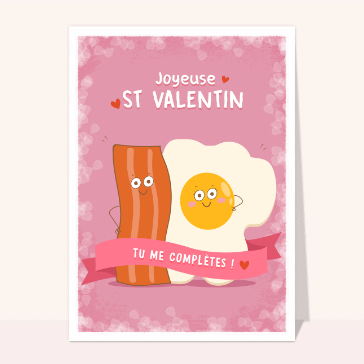 Amour de l`oeuf et du bacon