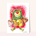 Cartes Saint Valentin humour pour votre texte