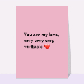 Cartes Saint Valentin humour pour votre texte