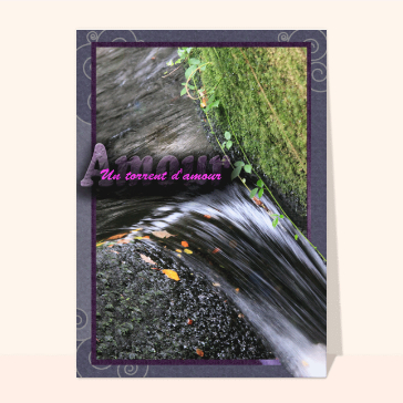 Carte Un torrent d`amour