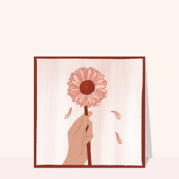 Jolie fleur de la Saint Valentin