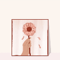 Cartes St Valentin nature pour votre texte