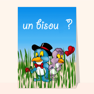 Un bisou d'oiseau