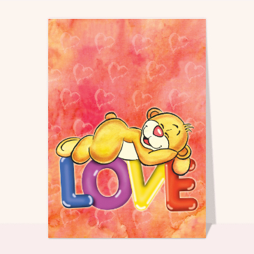Love avec un nounours