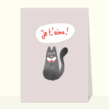 Le chat qui t'aime