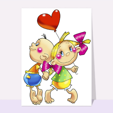 Petit couple amoureux