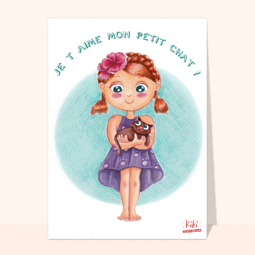 Je t`aime mon petit chat
