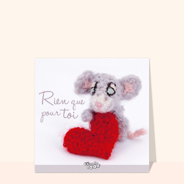 Carte Un coeur rien que pour toi