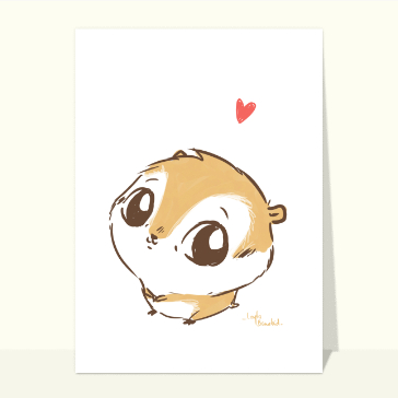 Carte Un amour adorable