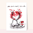 Cartes Saint-Valentin mignonnes pour votre texte