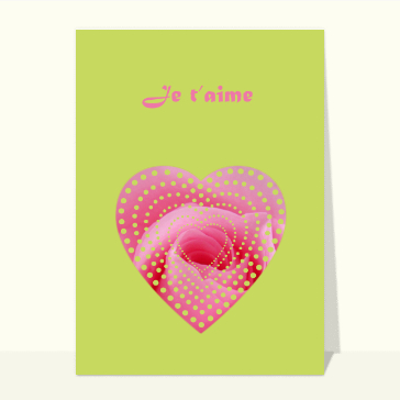 Je t`aime bonbon acidulé