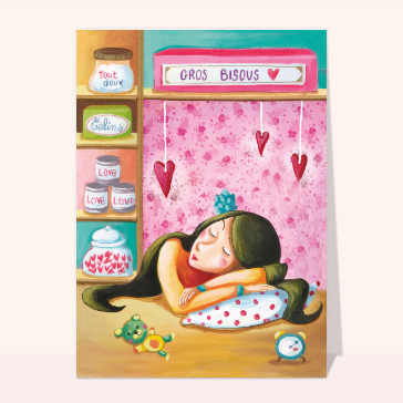 Carte Gros bisou tout doux
