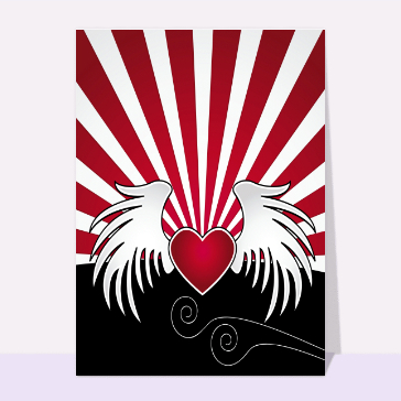 Coeur et ailes d ange