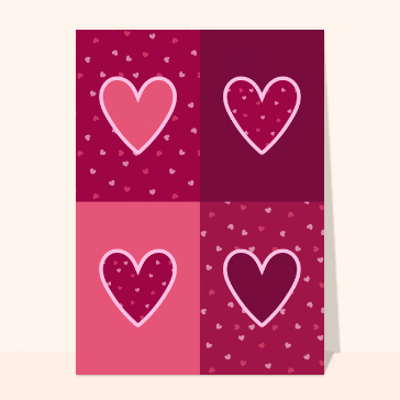 Amour et St Valentin : Quatre tendres coeurs
