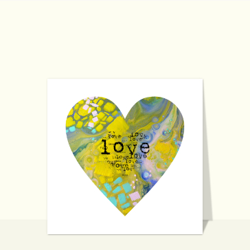 Carte La fusion des sentiments