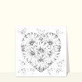 Cartes avec coeurs pour votre texte