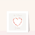 Cartes avec coeurs pour votre texte