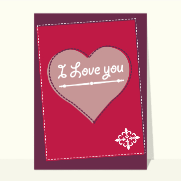 Je t'aime en anglais, I Love You