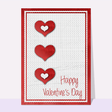 3 coeurs happy valentin's day