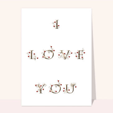 Un simple i love you
