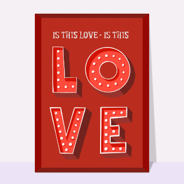 Amour et St Valentin : This il love