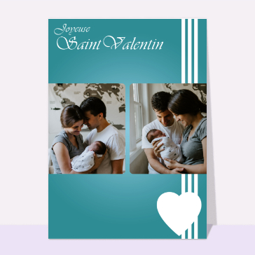 Joyeuse St Valentin turquoise