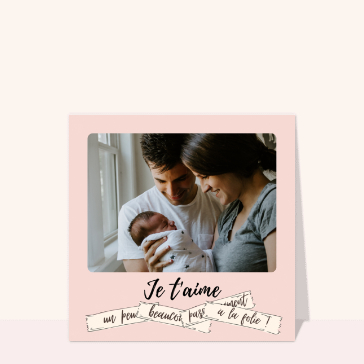 Je t`aime un peu beaucoup passionnément à la folie