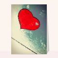 Cartes St Valentin street art pour votre texte